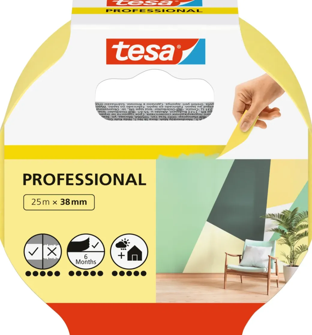 Brico Afplaktape-Tesa Afplakband Washi Indoor 25Mx38Mm