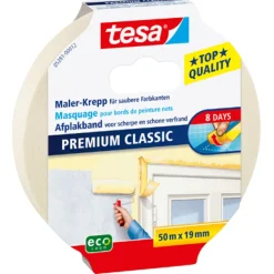 Brico Afplaktape-Tesa Afplaktape Rondingen 25Mm 25M