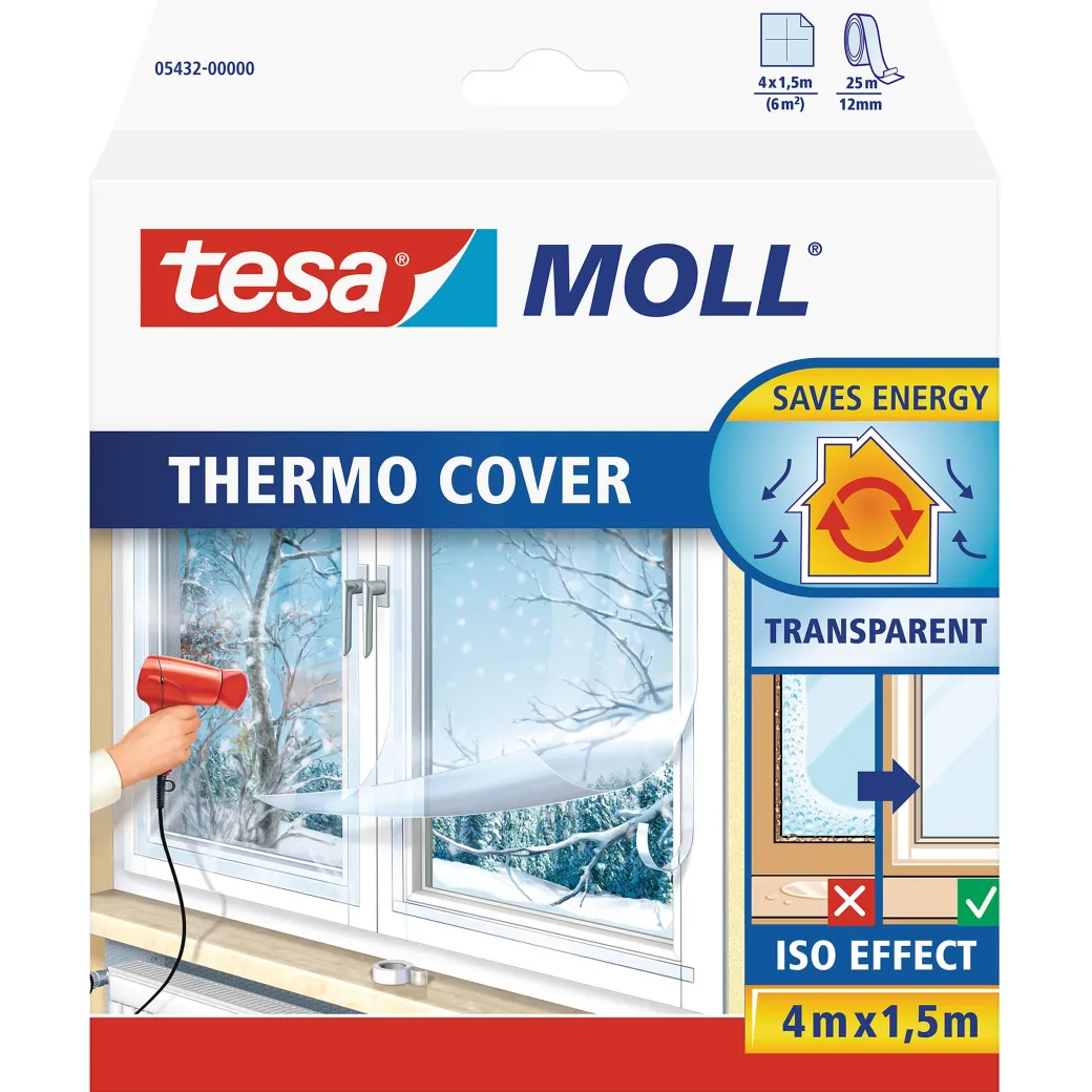 Tesa Isolatiefolie Thermo Cover 4X1,5M|Brico Hot