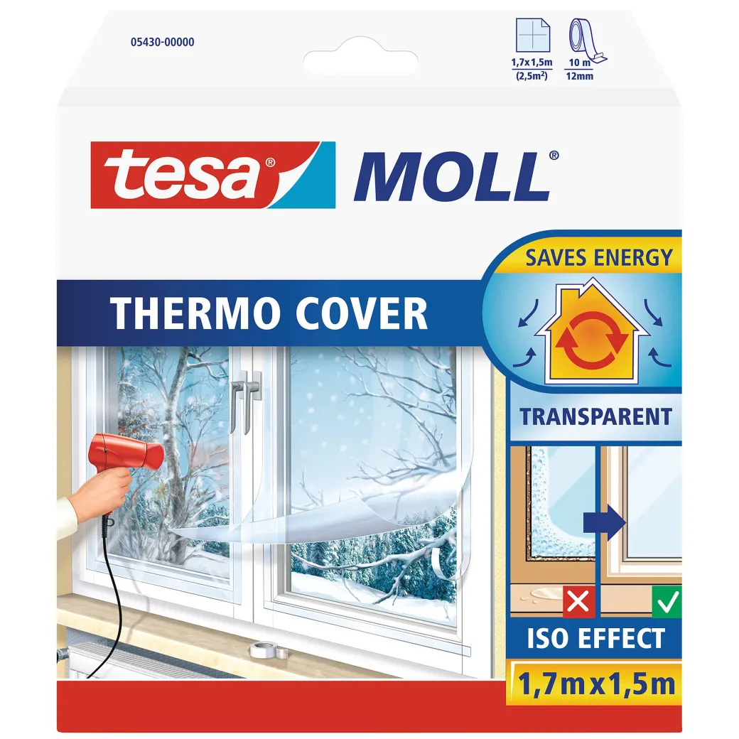 Tesa Isolatiefolie Thermo Cover - Kunststof - 150X170Cm - 2,5M²|Brico Sale