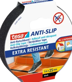 Brico Technische Tape-Tesa Kleefband "Slipvast" Zwart 5Mx25Mm