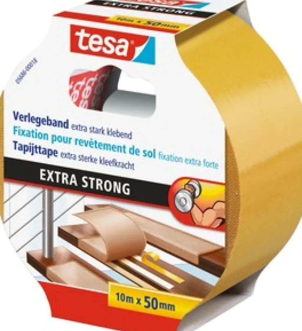 Brico Dubbelzijdige Tape-Tesa Montagetape Voor Vloer Extra Strong 10Mx50Mm