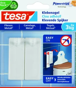 Brico Dubbelzijdige Tape-Tesa Powerstrips 77760 Tegel & Metaal Lijm Tab 2 Kg 9 St.