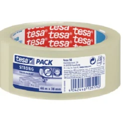 Brico Ducttape & Verpakkingstape-Tesa Verpakkingstape 'Pack Strong' Transparant 66 M X 38 Mm