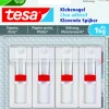 Brico Ophangsystemen-Tesa Verstelbare Klevende Schroef Voor Behang En Pleister - 2 X 1 Kg