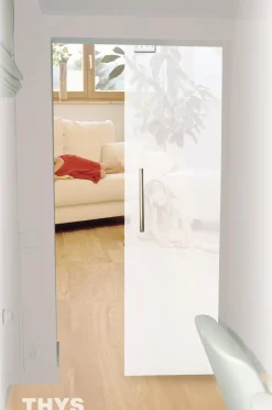Brico Schuifdeuren-Thys Veiligheidsglazen Schuifdeur 'Thytan' 93Cm