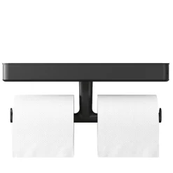 Tiger Carv Toiletrolhouder Met Planchet Zwart|Brico Sale