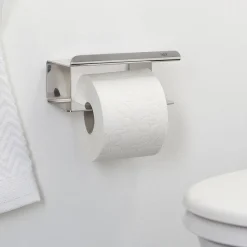 Tiger Toiletrolhouder Colar Met Planchet Rvs Gepolijst|Brico