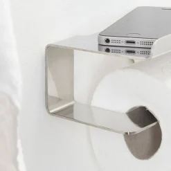 Tiger Toiletrolhouder Colar Met Planchet Rvs Gepolijst|Brico