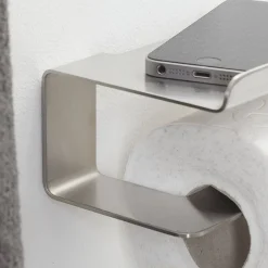 Tiger Toiletrolhouder Colar Met Planchet Rvs Geborsteld|Brico Discount