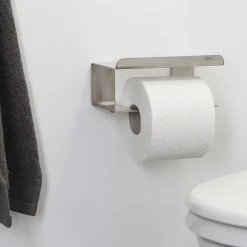Tiger Toiletrolhouder Colar Met Planchet Rvs Geborsteld|Brico Discount