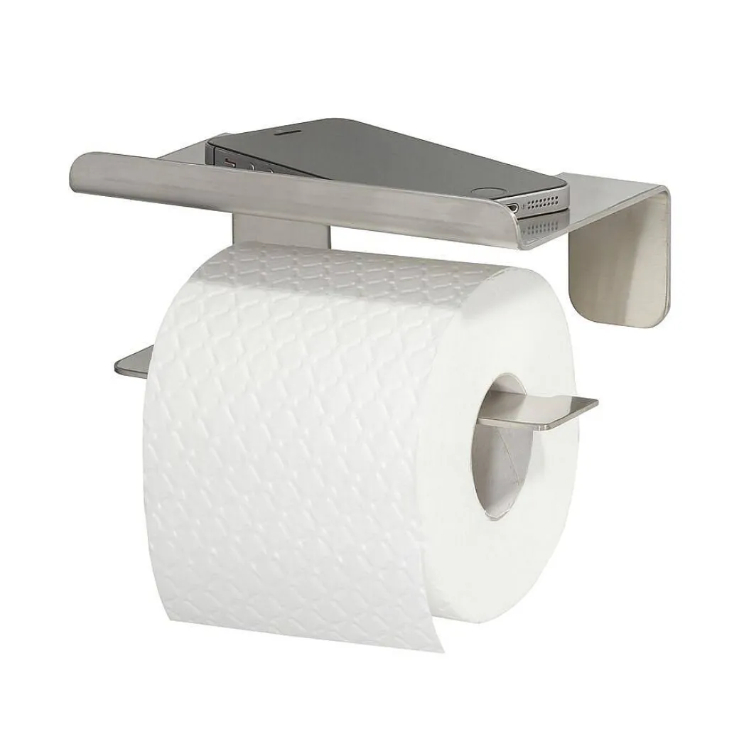 Tiger Toiletrolhouder Colar Met Planchet Rvs Geborsteld|Brico Discount