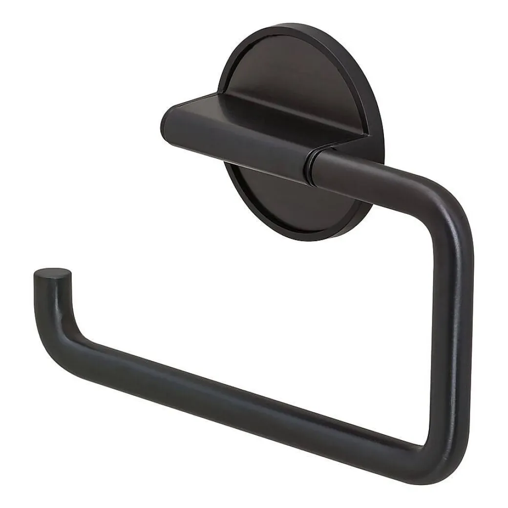Tiger Toiletrolhouder Tune Metaal Geborsteld Zwart Hangend|Brico Discount