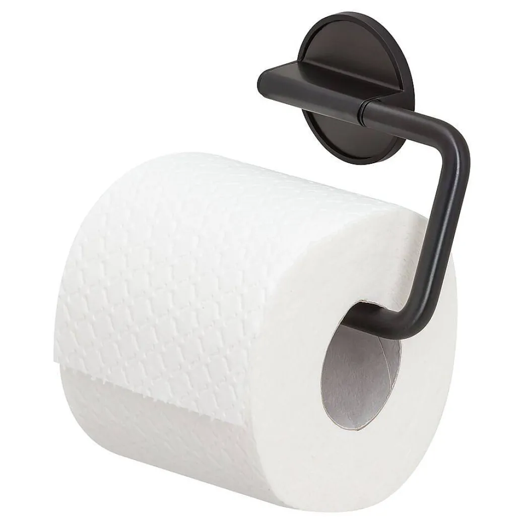 Tiger Toiletrolhouder Tune Metaal Geborsteld Zwart Hangend|Brico Discount