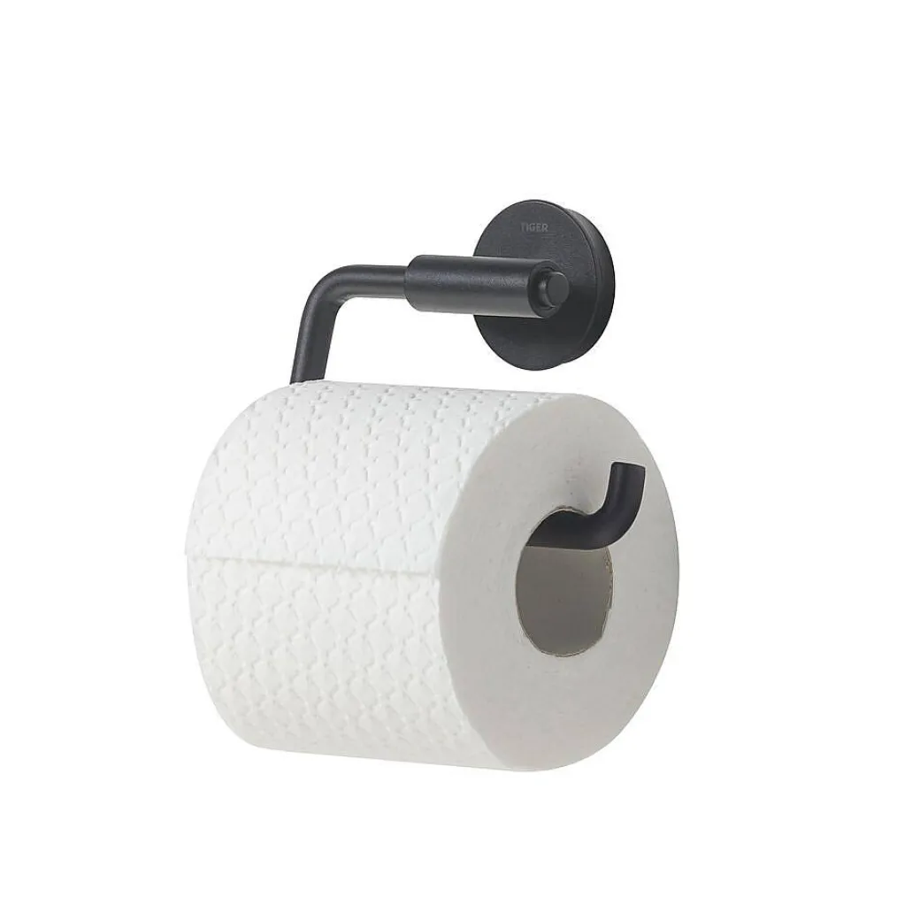 Tiger Toiletrolhouder Urban Zwart Mat|Brico Hot