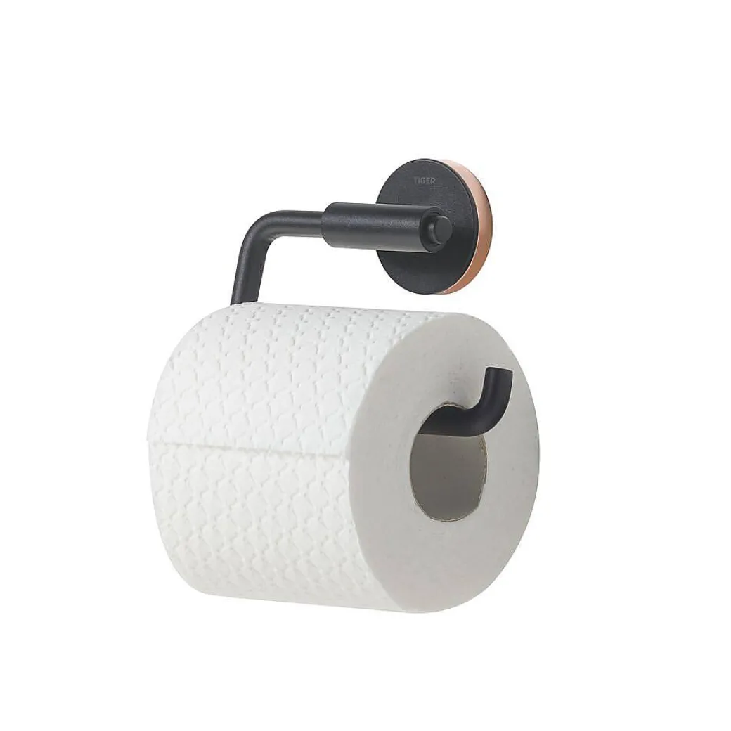 Tiger Toiletrolhouder Urban Zwart Mat|Brico Hot