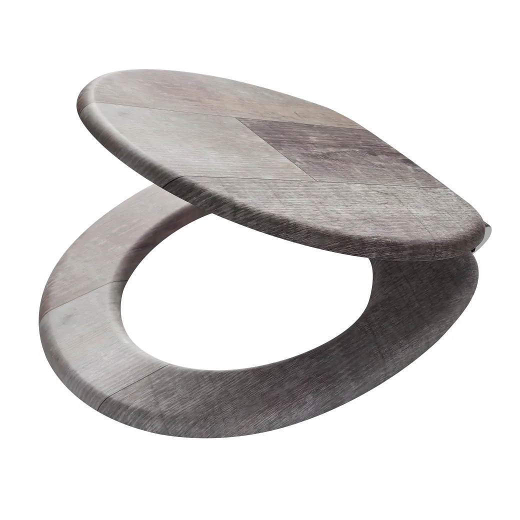 Tiger Toiletzitting Old Wood Comfort Feel Mdf Bruin|Brico Online