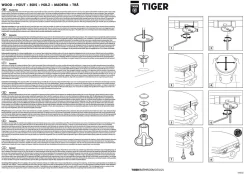 Tiger Toiletzitting Old Wood Comfort Feel Mdf Bruin|Brico Online
