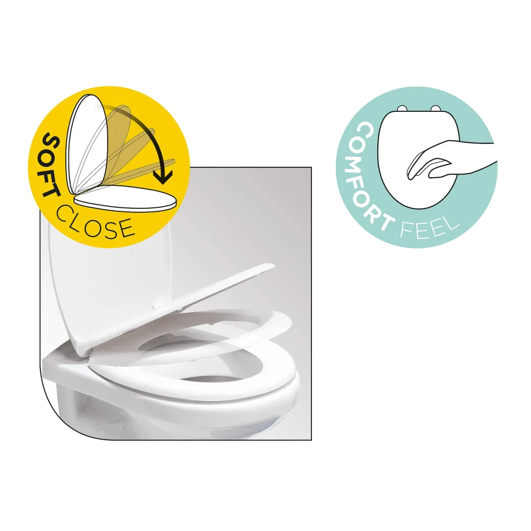 Tiger Toiletzitting Old Wood Comfort Feel Mdf Bruin|Brico Online