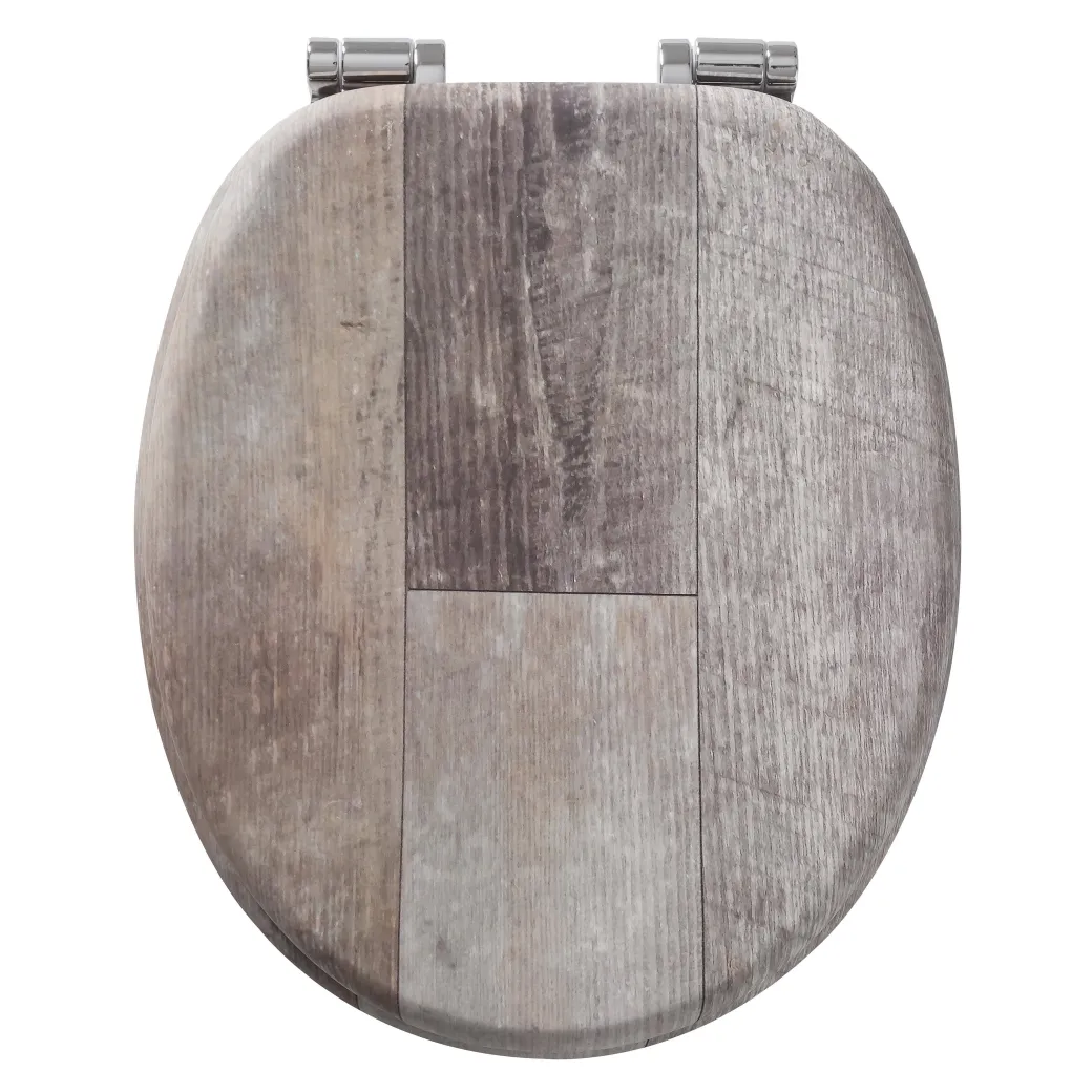 Tiger Toiletzitting Old Wood Comfort Feel Mdf Bruin|Brico Online