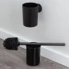 Tiger Tune Toiletborstel Met Houder Zwart Metaal Geborsteld / Zwart|Brico Best
