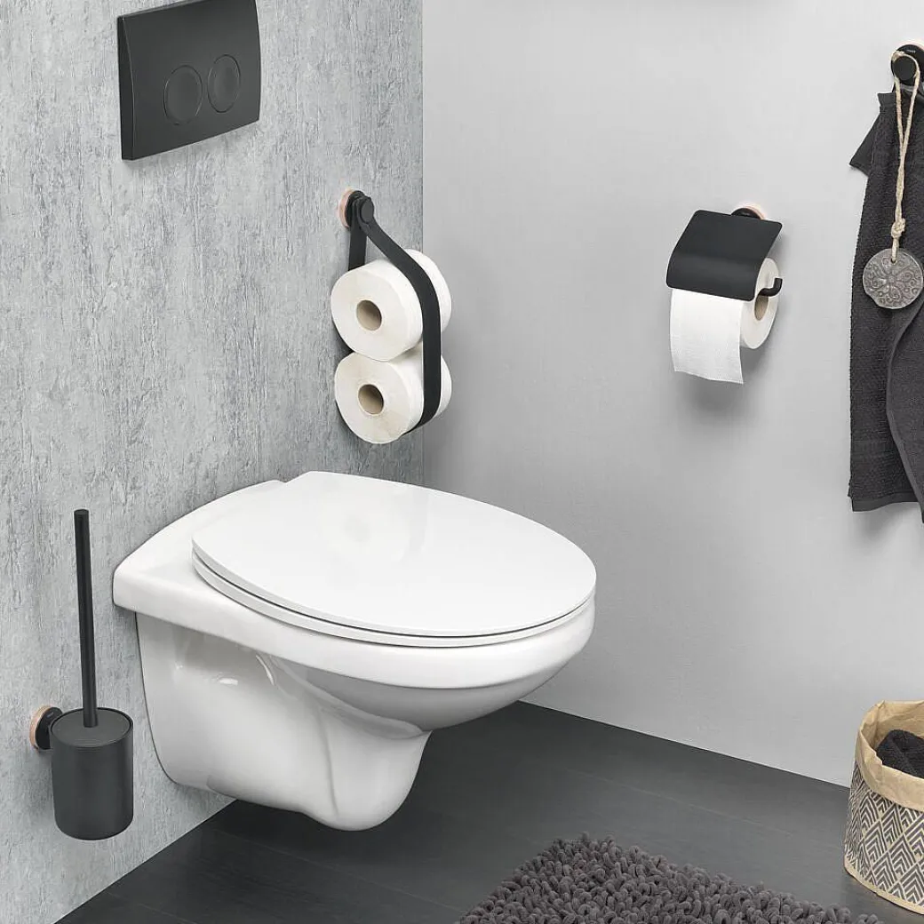 Tiger Urban Toiletborstel Met Houder Zwart|Brico Hot