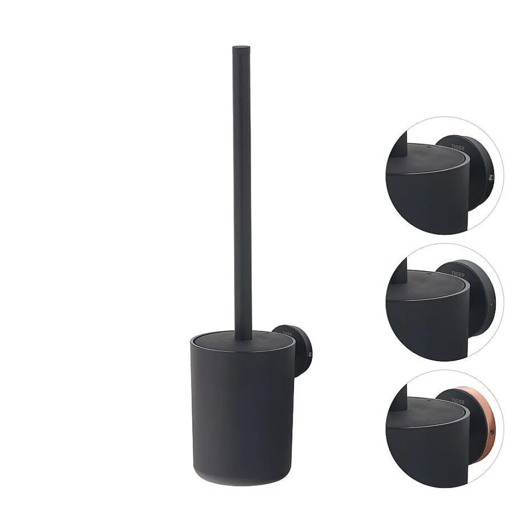 Tiger Urban Toiletborstel Met Houder Zwart|Brico Hot