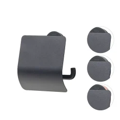 Tiger Urban Toiletrolhouder Met Klep Zwart|Brico Online