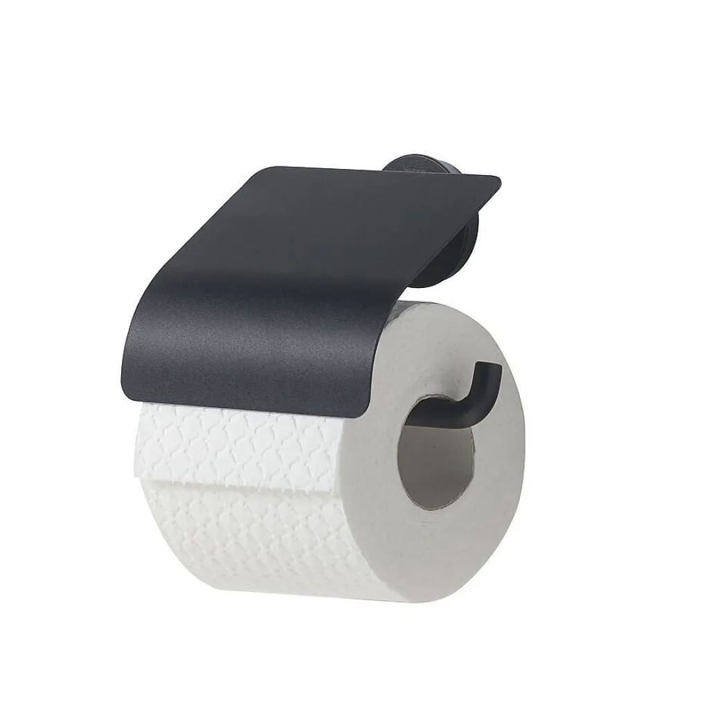 Tiger Urban Toiletrolhouder Met Klep Zwart|Brico Online