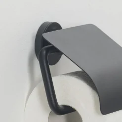 Tiger Urban Toiletrolhouder Met Klep Zwart|Brico Online