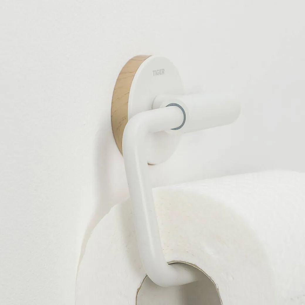 Tiger Urban Toiletrolhouder Zonder Klep Wit|Brico Online