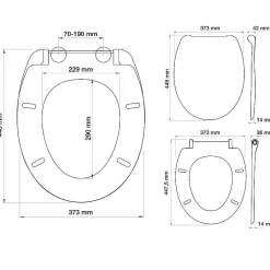 Tiger Vegas Toiletzitting Wit|Brico Outlet