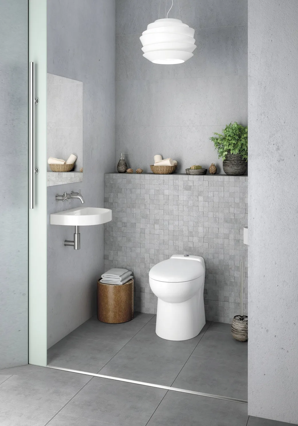 Toilet Met Vermaler Watersan 550 Wit|Brico Hot