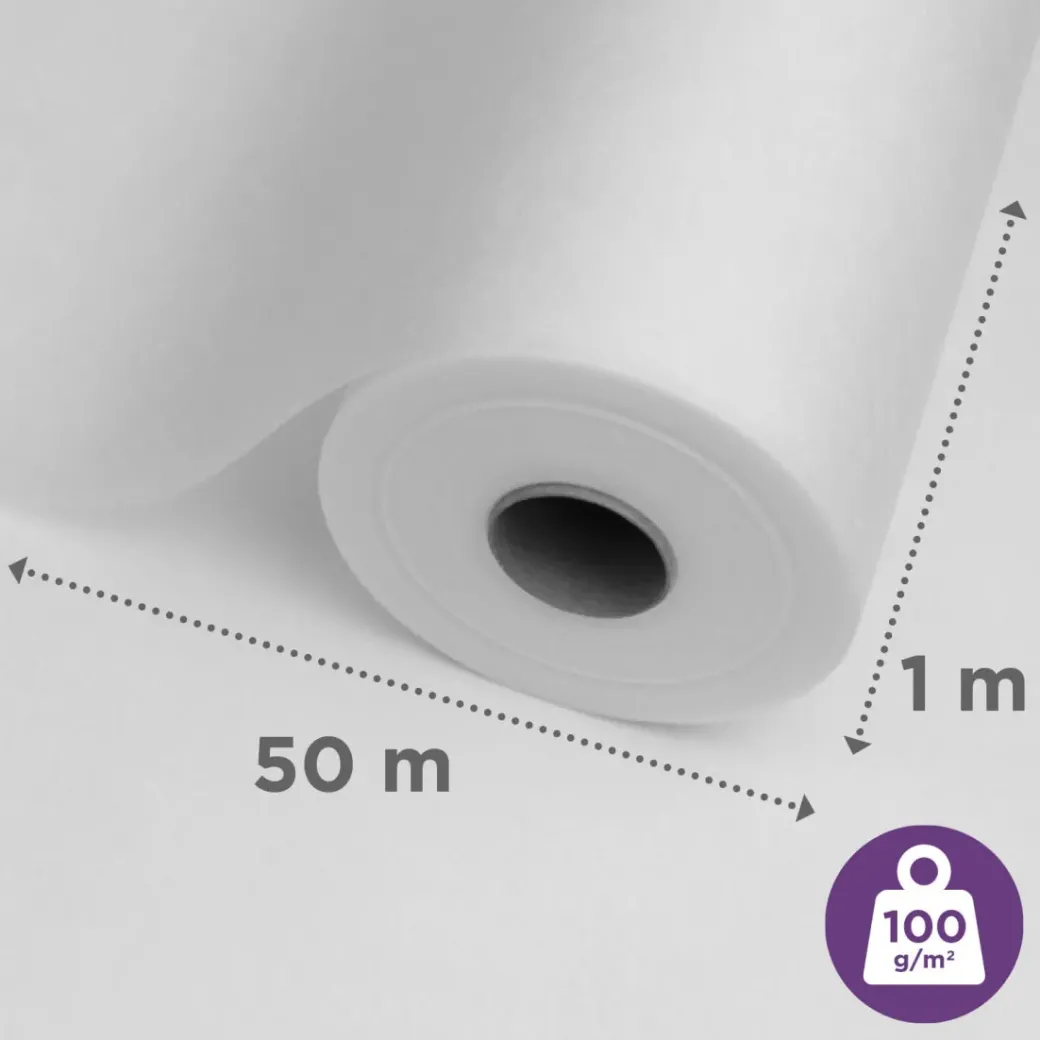 Brico Glasvezelbehang-Top Depot Glasvliesbehang 50M 75 Gram