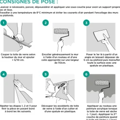 Brico Glasvezelbehang-Top Depot Glasvliesbehang 50M 75 Gram