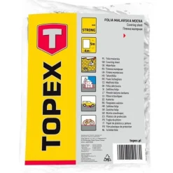 Brico Afdekfolie & Bescherming-Topex Afdekfolie Dikte 0,007Mm (4X5M)