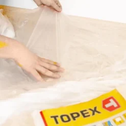 Brico Afdekfolie & Bescherming-Topex Afdekfolie Dikte 0,02Mm (4X5M)