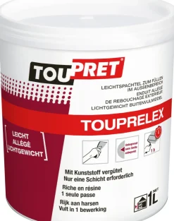 Brico Allesvullers-Toupret Lichtgewicht Buitenvulmiddel Touprelex 1Kg