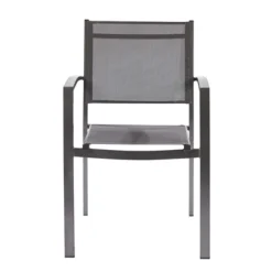 Brico Tuinstoelen-Trapani Tuinstoel Aluminium/Textiel 55X58X85Cm