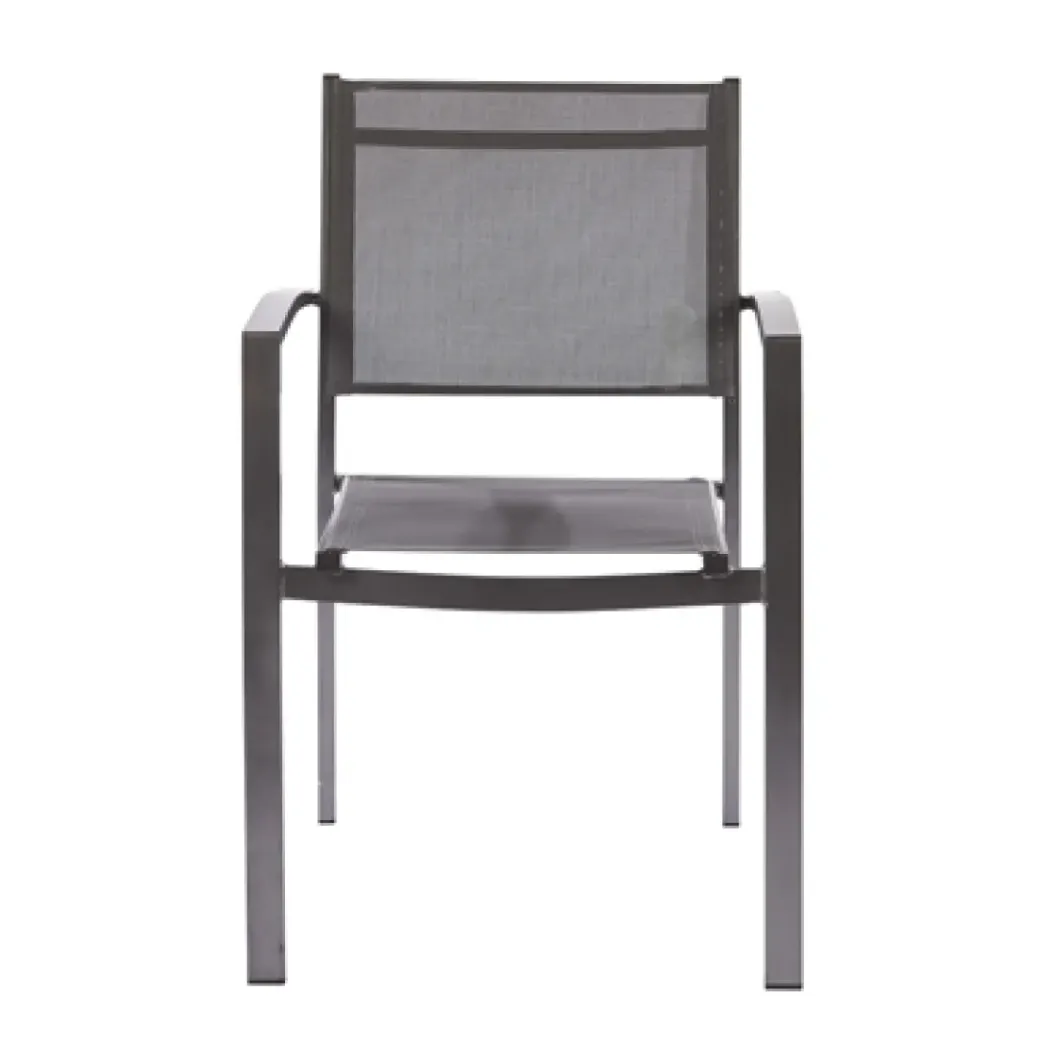 Brico Tuinstoelen-Trapani Tuinstoel Aluminium/Textiel 55X58X85Cm