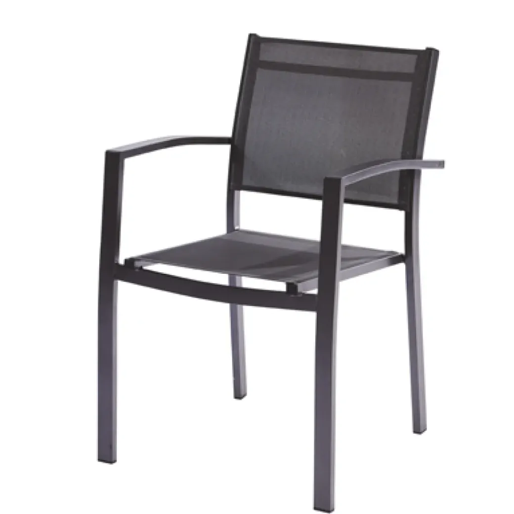 Brico Tuinstoelen-Trapani Tuinstoel Aluminium/Textiel 55X58X85Cm
