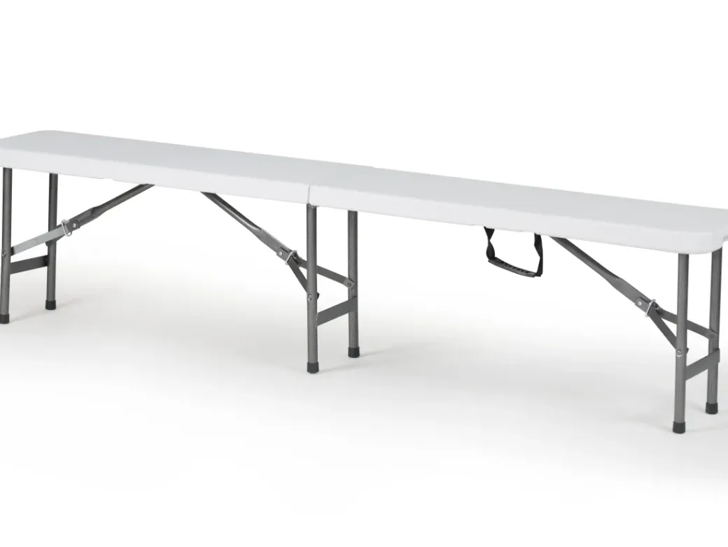 Brico Tuinbanken-Tuinbank Party Opvouwbaar Wit 181X30X43Cm