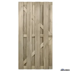 Brico Tuindeuren-Tuindeur Cardiff Recht Grenen 4,3X90X180Cm
