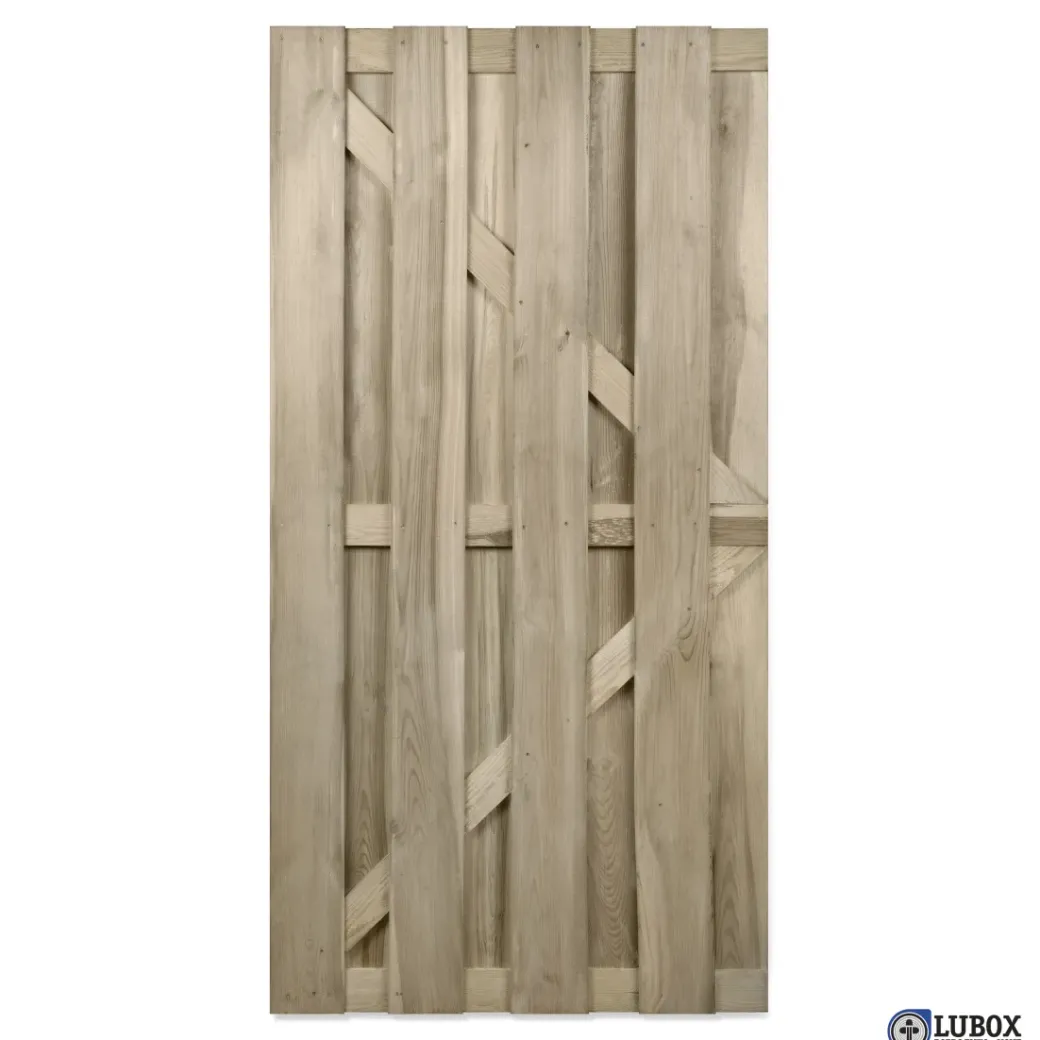 Brico Tuindeuren-Tuindeur Cardiff Recht Grenen 4,3X90X180Cm