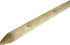 Brico Tuinpalen-Tuinpaal Grenenhout Rond 250 Cm