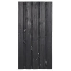 Brico Tuindeuren-Tuinpoort Zwart Dennenhout 90X180Cm