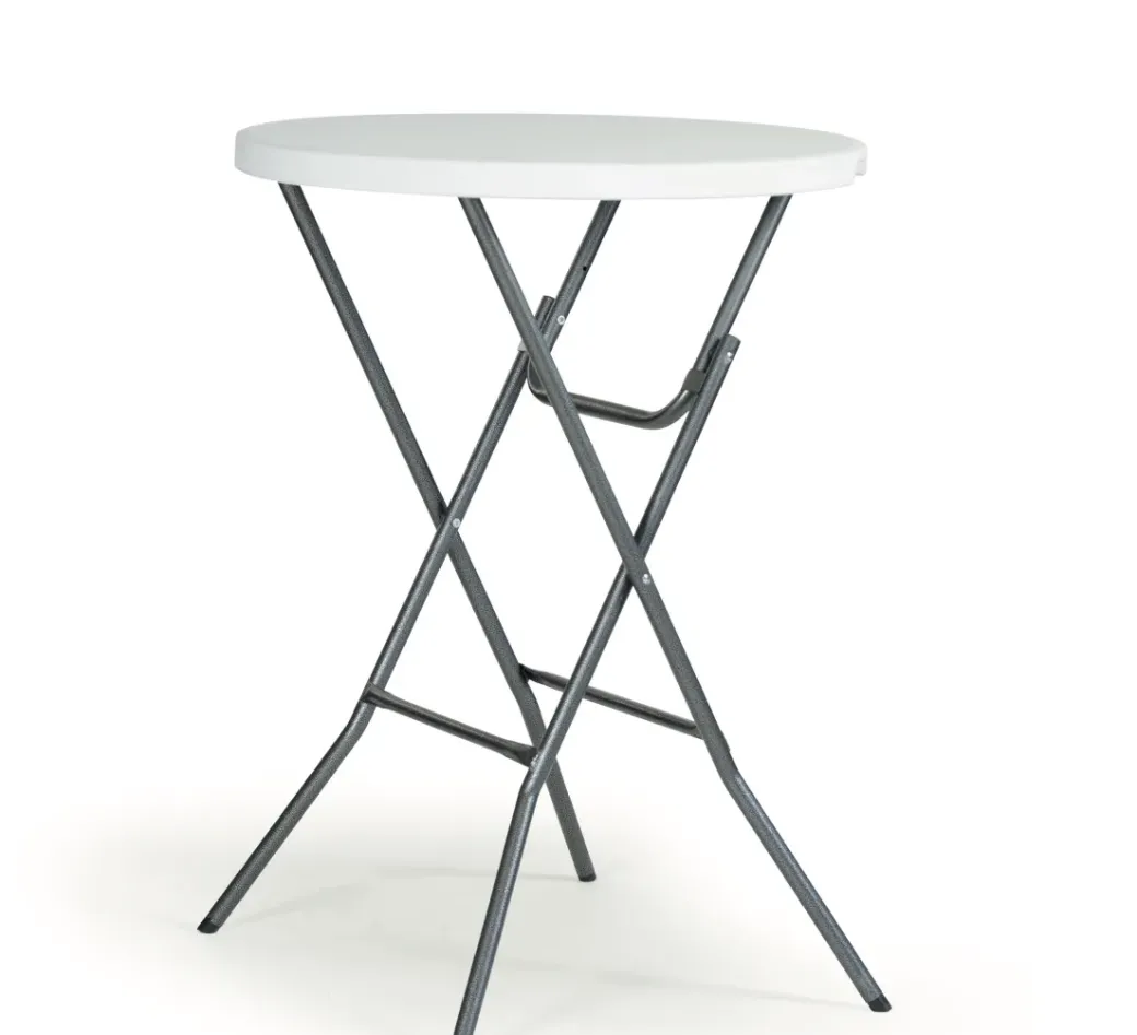 Brico Tuintafels-Tuintafel Party Staand Wit O80Cm