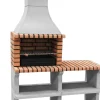 Brico Betonnen Barbecue-Tuozi Stenen Barbecue Napoles Deluxe 144X58X205Cm