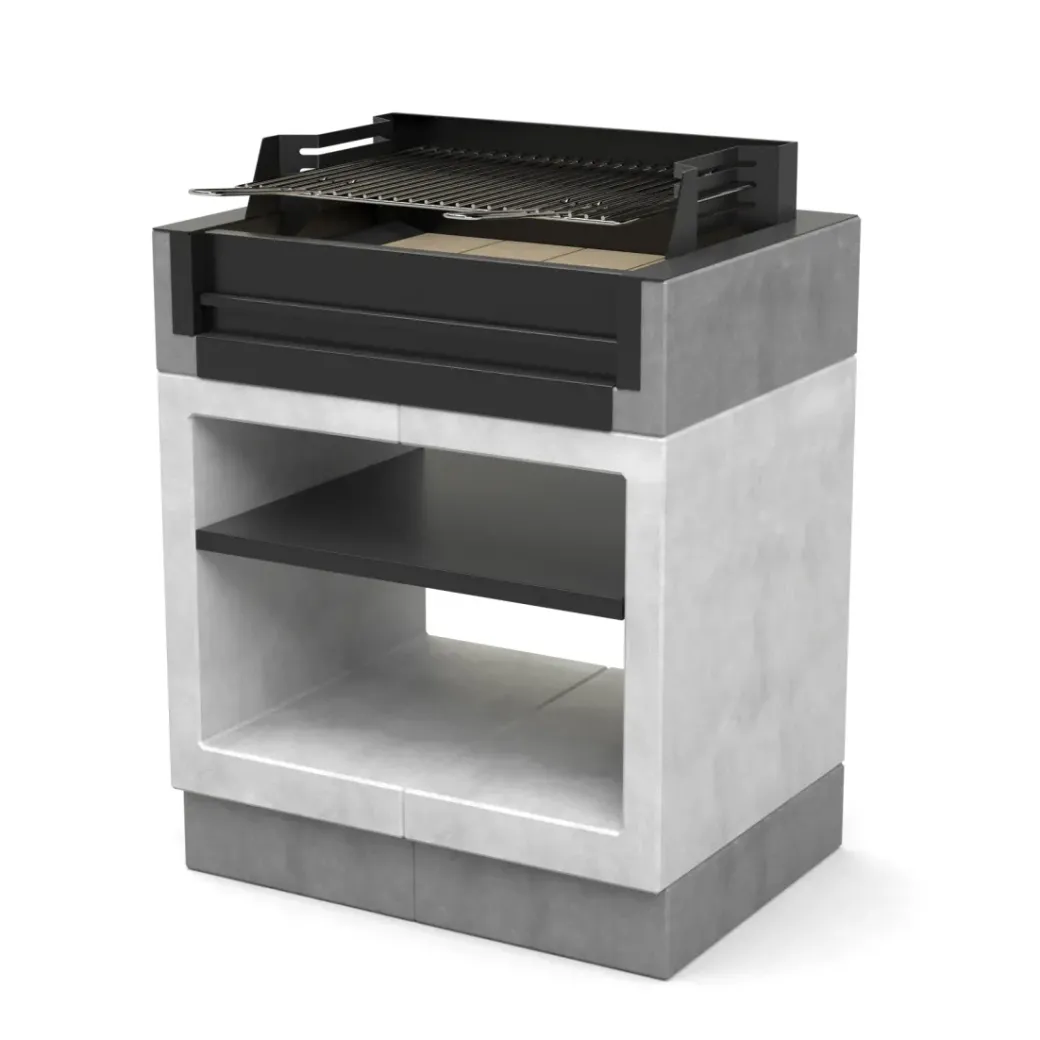 Brico Betonnen Barbecue-Tuozi Stenen Barbecue Otte Griller 2018 84X63X115Cm
