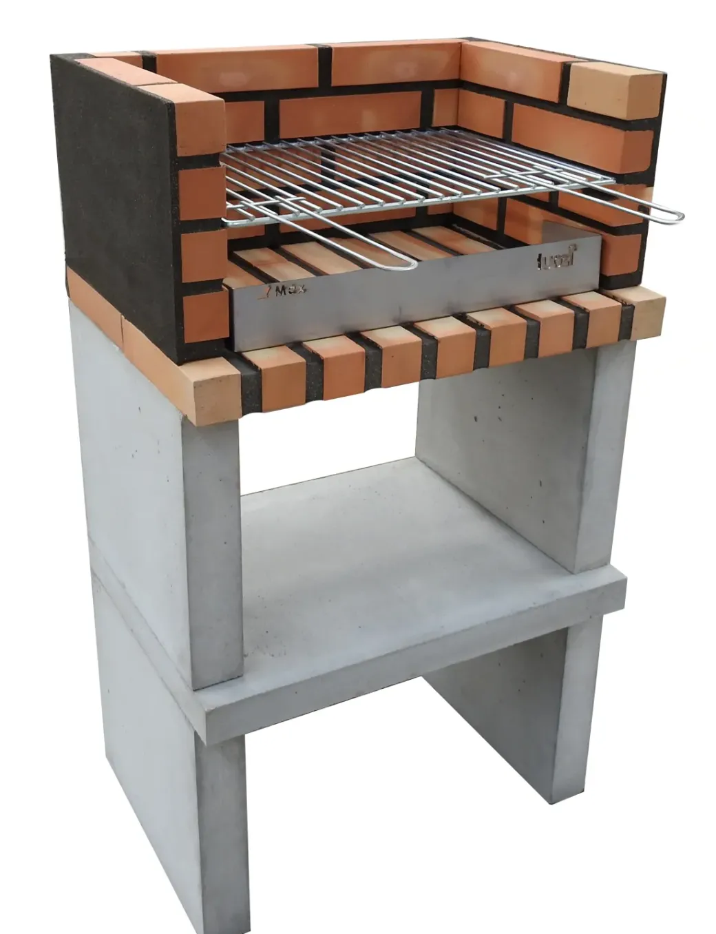 Brico Betonnen Barbecue-Tuozi Stenen Barbecue Zon Basic 62X45,5X107Cm